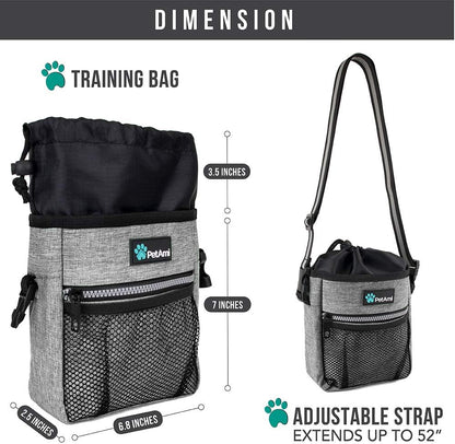 Dog and CAT Treat Pouch, Heather Gray